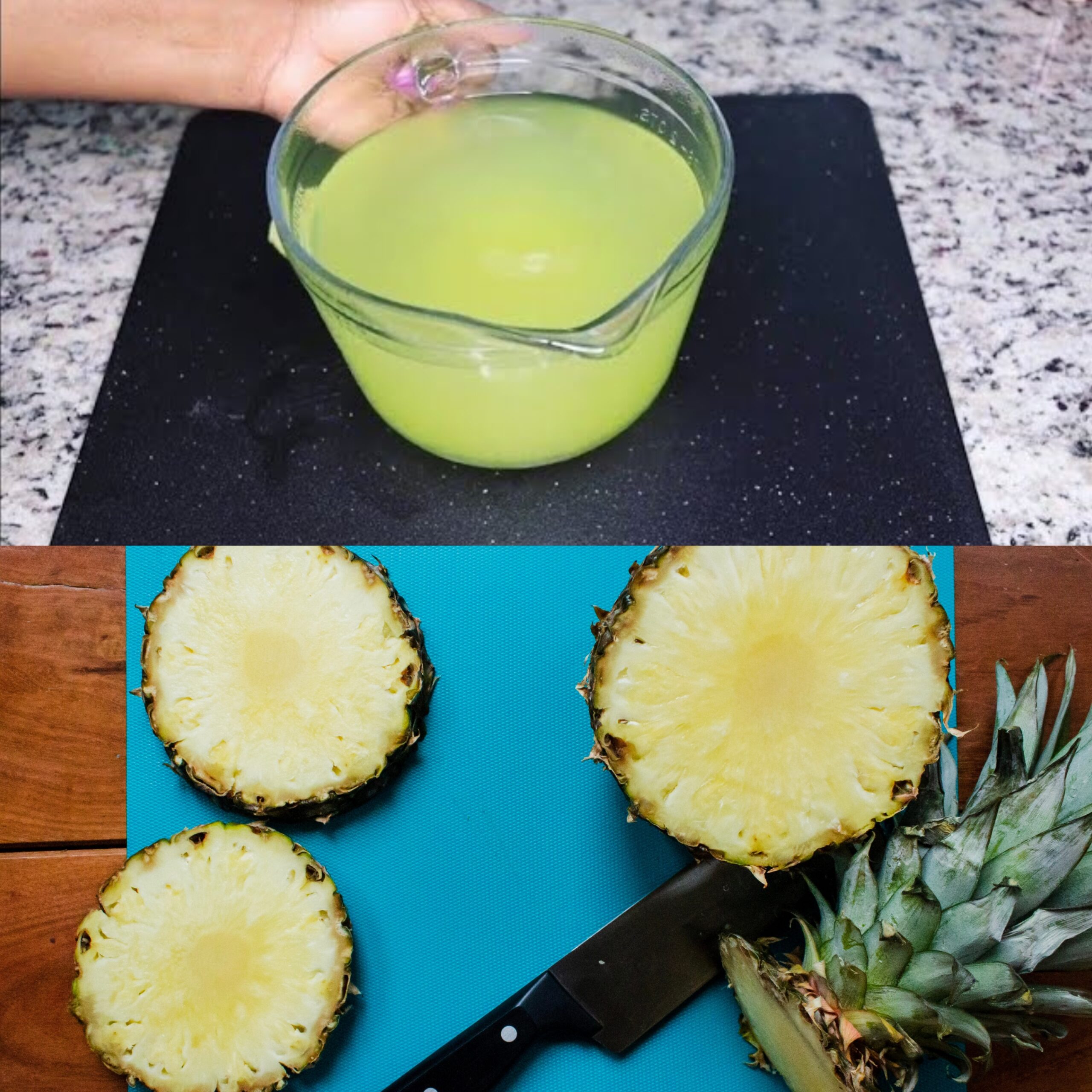 Energise Your Day with Pineapple, Lemon, and Ginger Fat-Burning Juice! 🍍🍋🧡