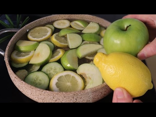 A Refreshing Trio: Lemon, Apple, and Cucumber Drink for Well-being