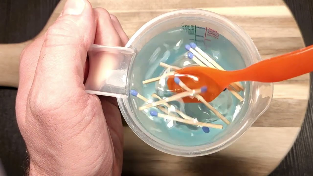 The Unassuming Elegance of Soaking Matches in Water