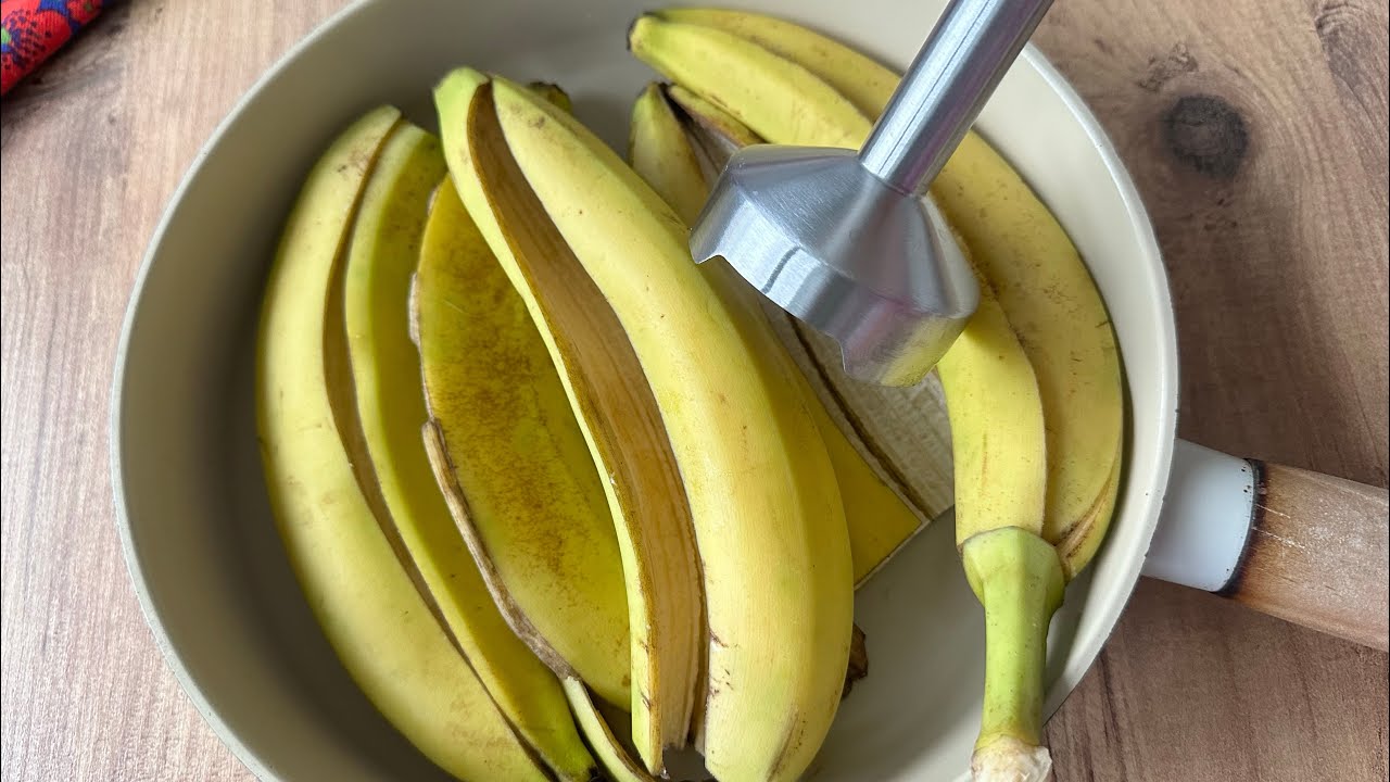 Unlock the Hidden Potential of Banana Peels: Transform Them in Your Food Processor!