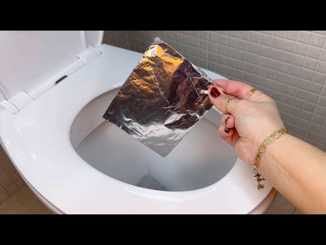 A Shiny Solution: The Wonders of Aluminum Foil in Your Toilet