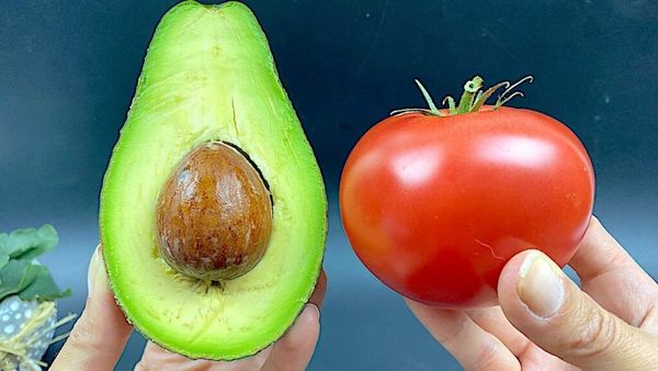 The Hidden Delight: Avocado and Tomato Snack