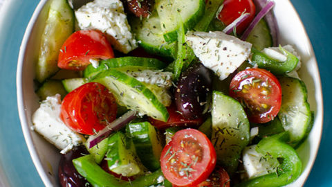 The Joy of Making an Athenian Greek Salad: A Taste of Mediterranean Bliss