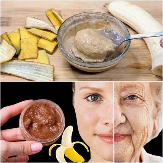 Banana Peel Erases All the Wrinkles on Your Face! 100-Year-Old Recipe! TOP Recipes with Banana!