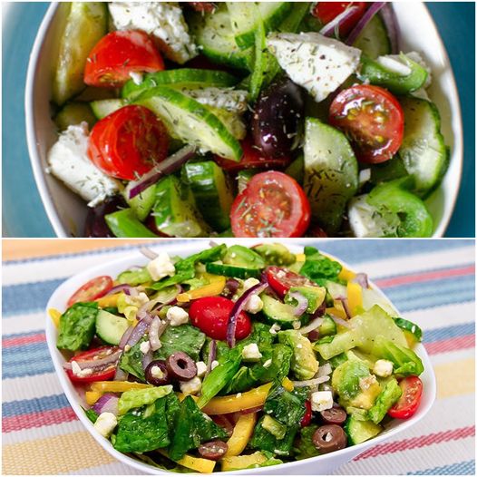 The Most Delicious Greek Salad! Easy and Delicious Athenian Salad!