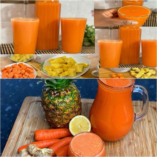 How to Make the Perfect Pineapple, Turmeric, Carrot, Lemon Juice: Homemade Immune Boost Juice