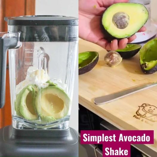 Simplest Avocado Shake 🥑🥑🥑