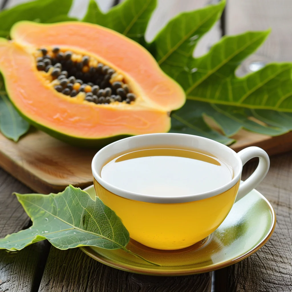 How to Make Papaya Leaf Tea