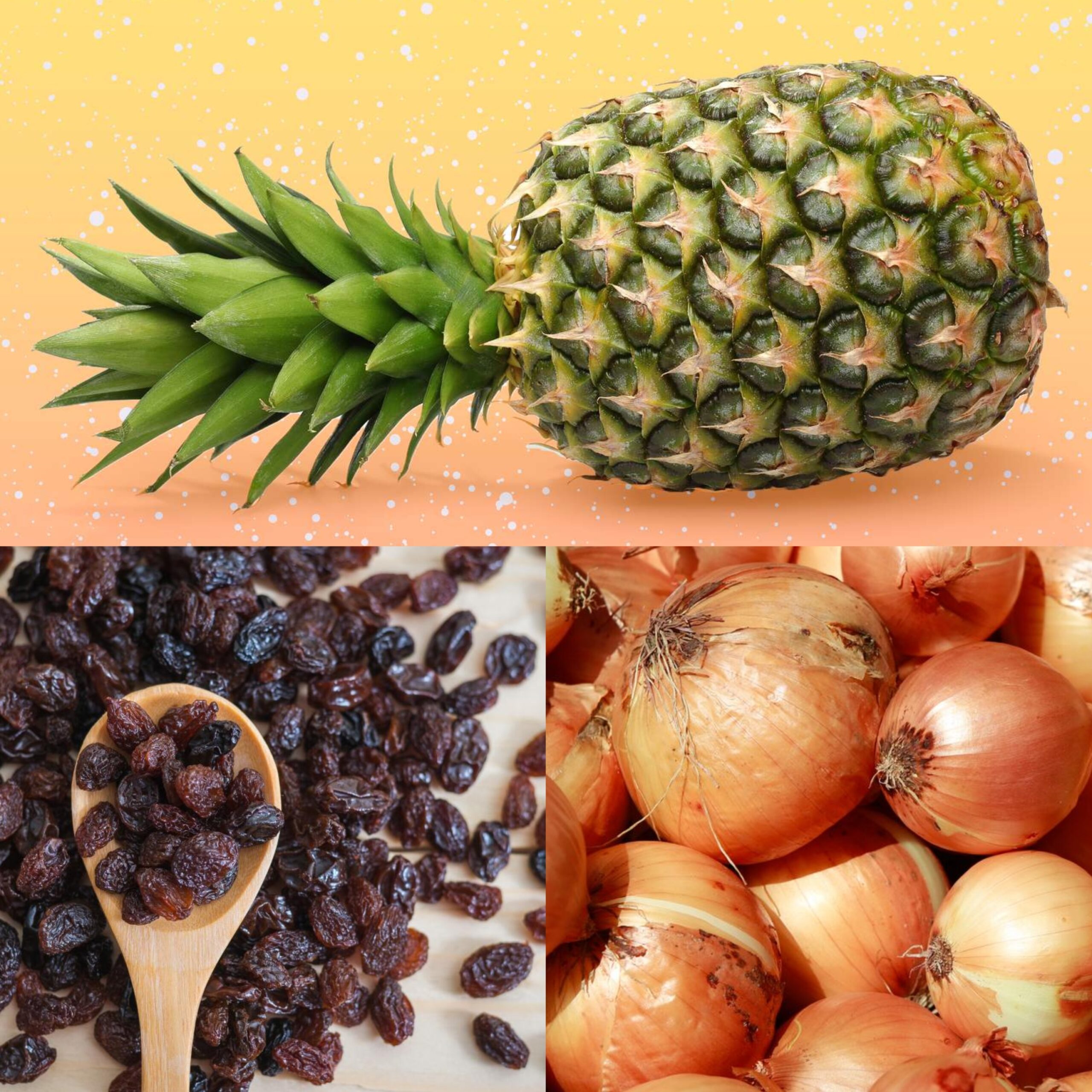 The Most Searched Recipe in the World: Raisins, Onions, and Pineapple