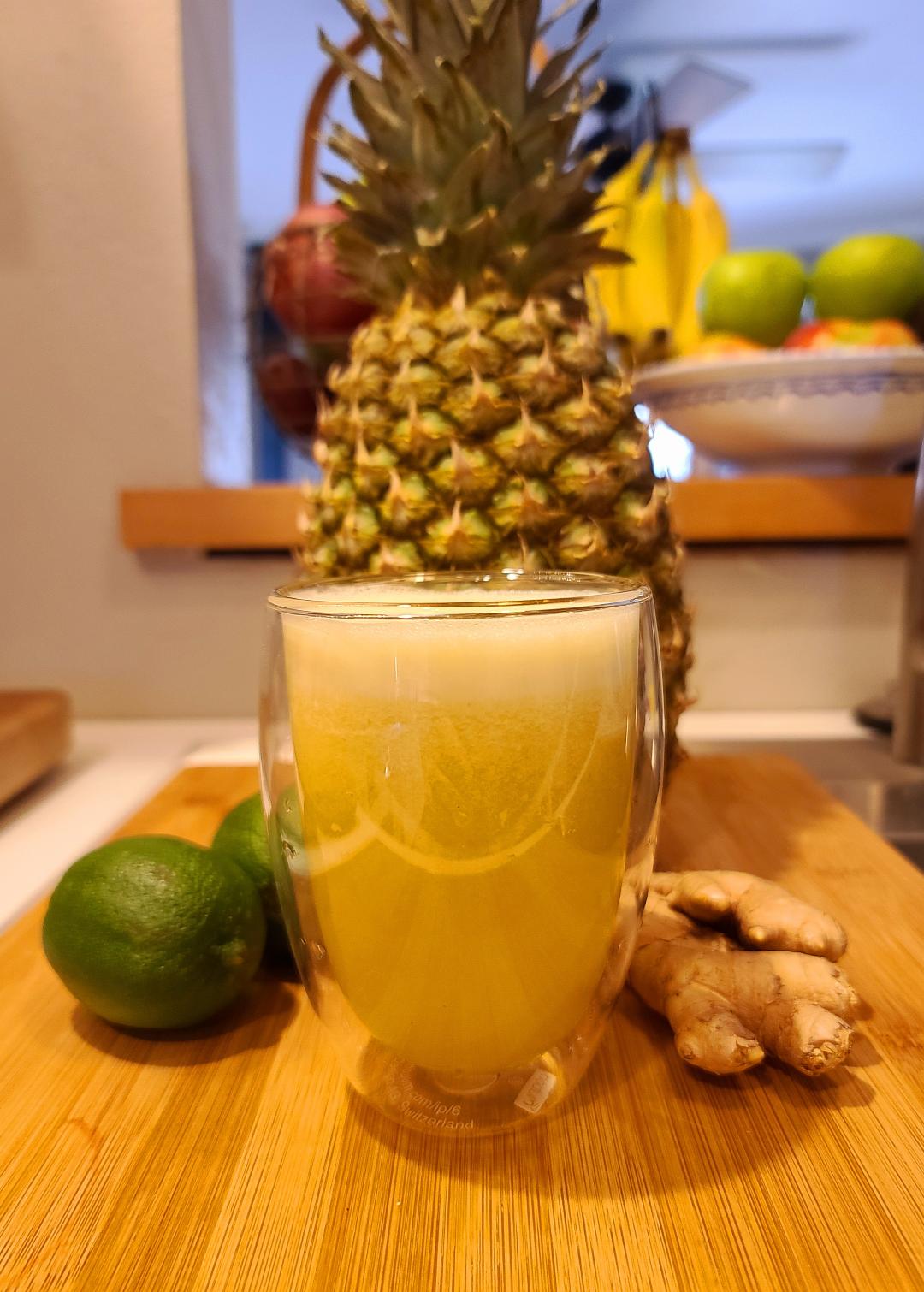 Let’s Make My Healthy Ginger Pineapple Drink | Ginger Pineapple Juice