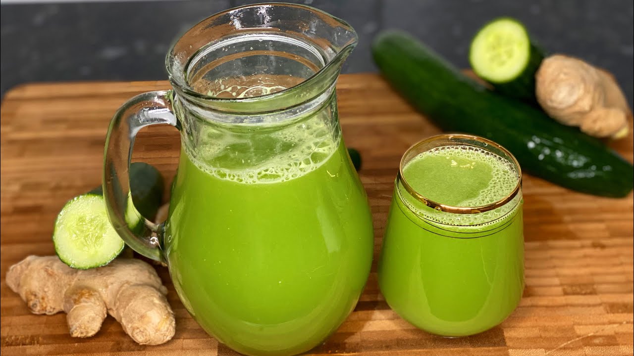 Cucumber, Ginger & Lime Juice: Detox & Cleanse 🥒