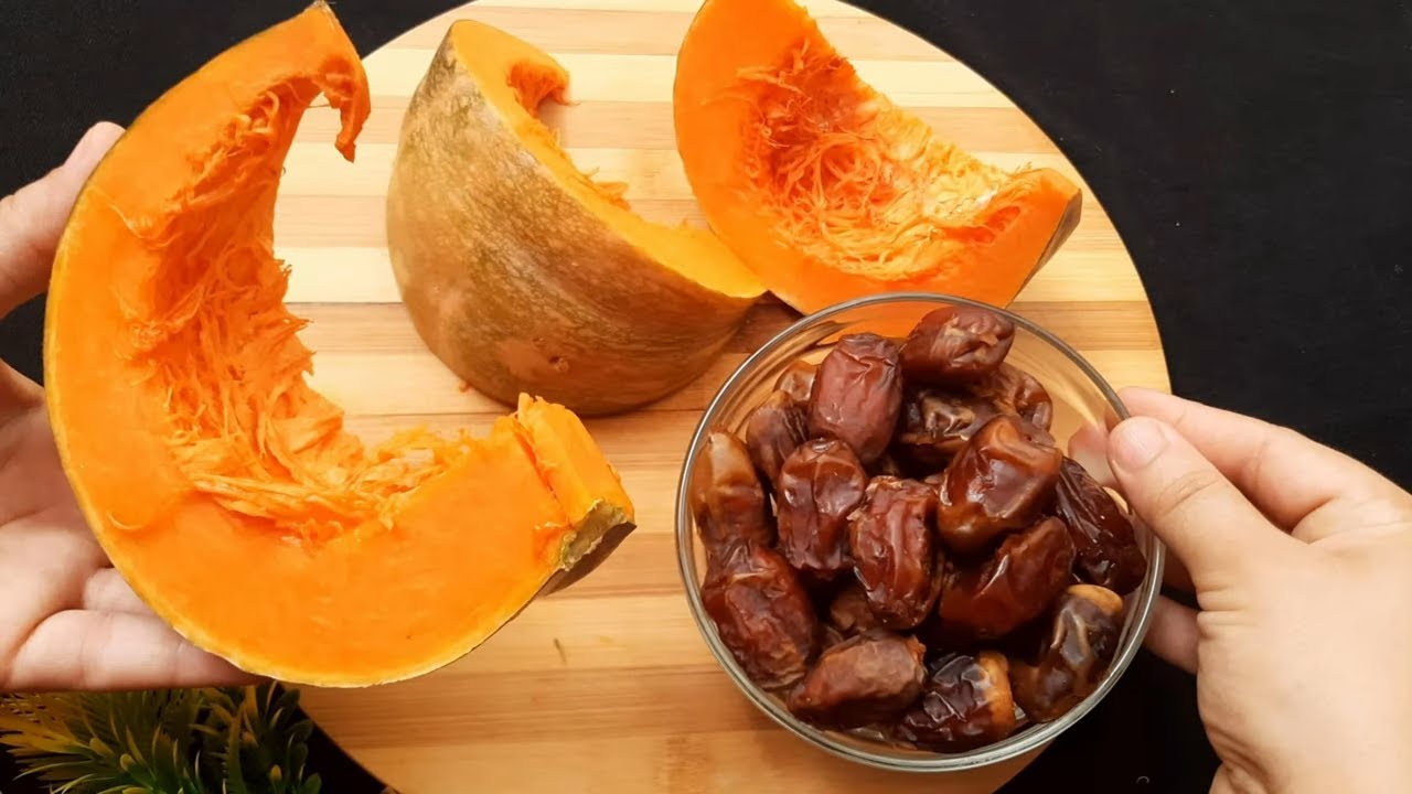 A Real Natural Vitamin Bomb: Pumpkin, Orange, and Dates