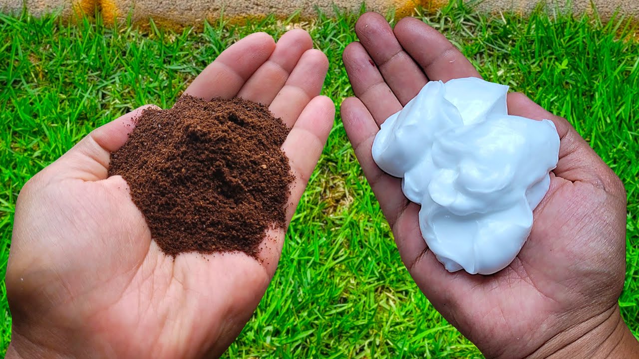 Just Mix Coffee Grounds with Hair Cream and No Need to Buy More from the Store