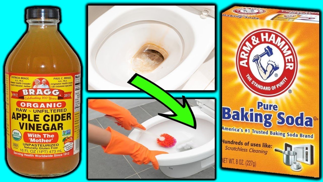 5-Minute Cleaning DIY Toilet Bowl Hack: Using Vinegar & Baking Soda