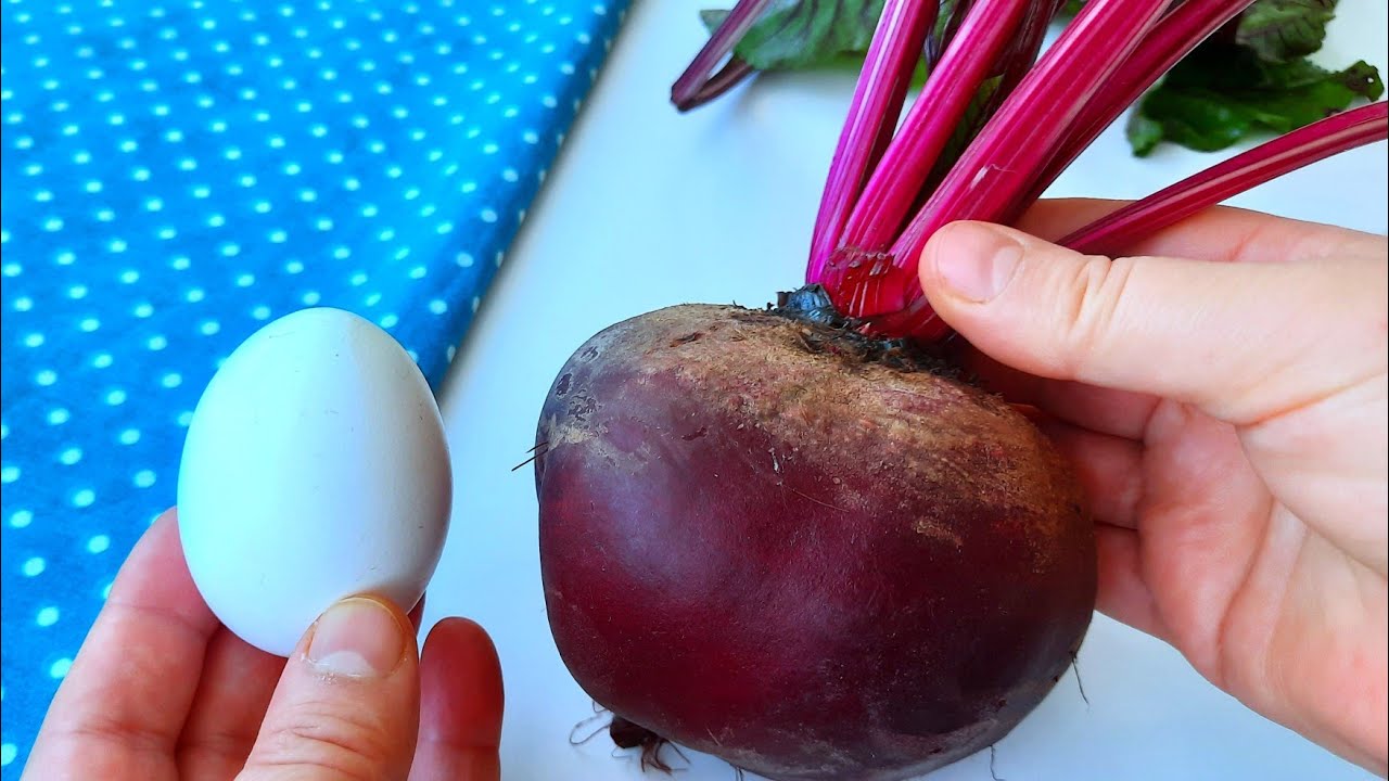 Red Beetroot and Eggs: A Surprising and Delicious Combination Ready in 5 Minutes!