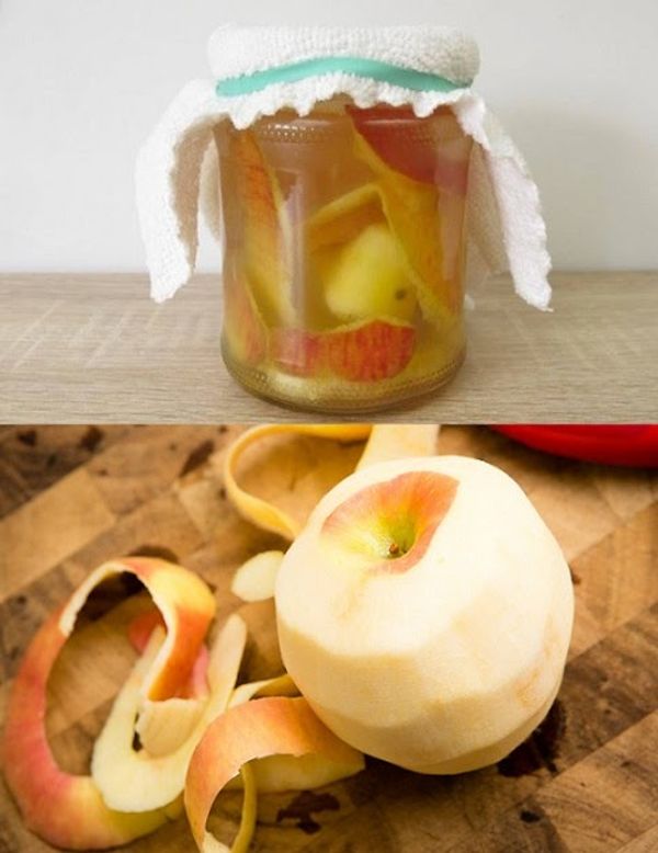 Don’t Waste Apple Peels! Give Them New Life with Vinegar