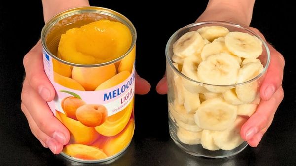 A Delicious and Healthy Dessert: French-Inspired Peach and Banana