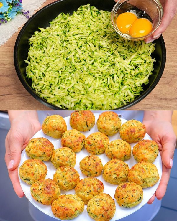 Zucchini Balls with Rice and Garlic Sauce – A Delightful Dinner Option