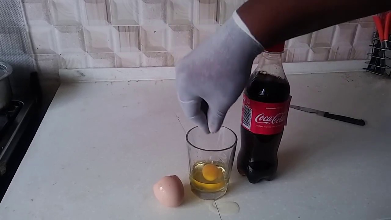 See What Happens When You Mix Coca-Cola with Egg