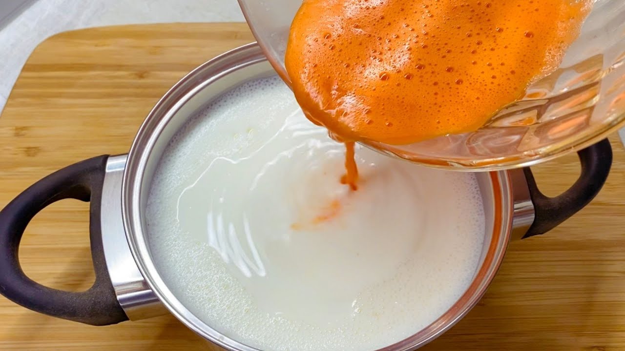 Delicious Homemade Carrot Milk: A Simple 3-Ingredient Recipe