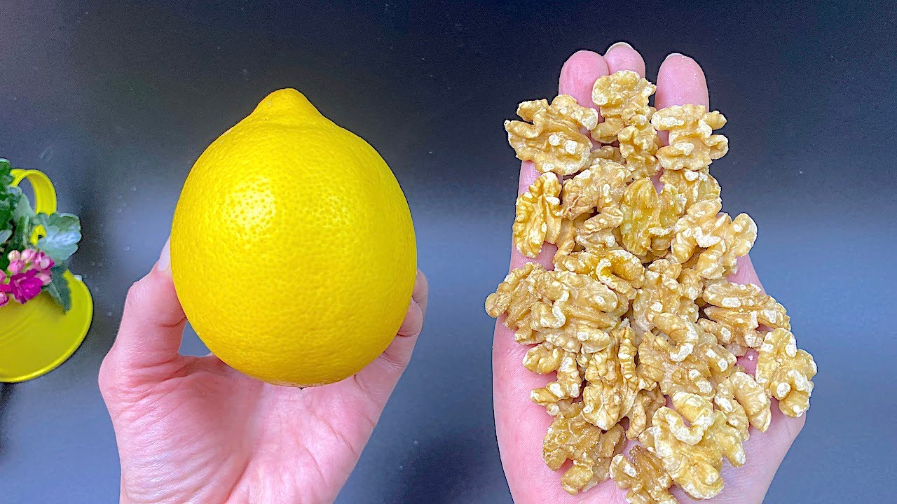 The Strongest Natural Immunity! Simple and Powerful Ingredients for a Healthy Heart: Walnuts and Lemon