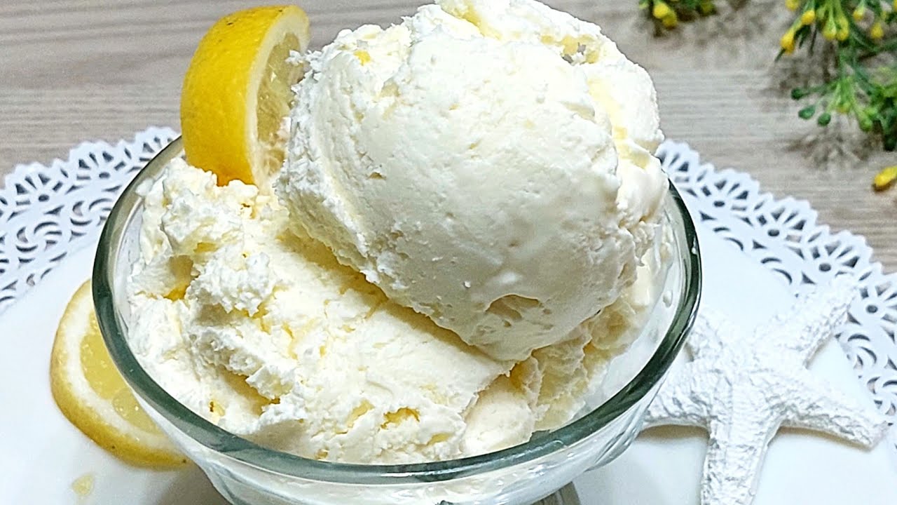 Homemade Lemon Cream Ice Cream: A Delightful 3-Ingredient Recipe