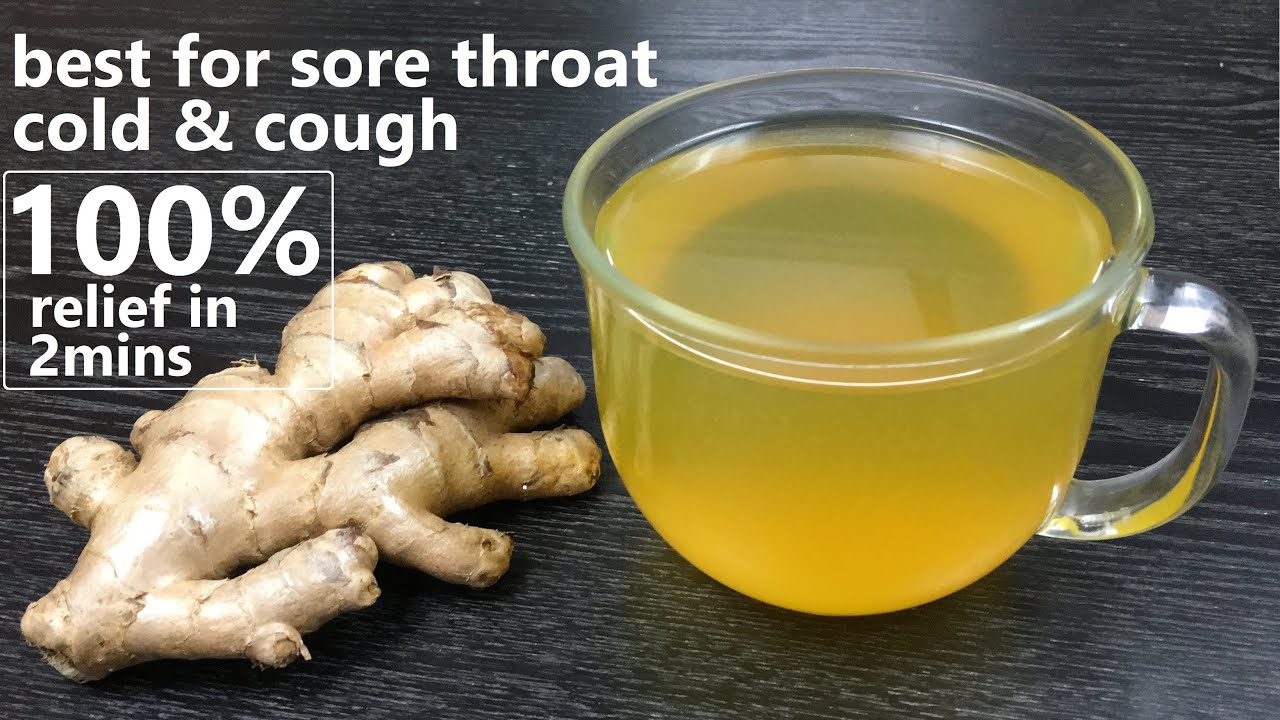 Ginger Tea: 100% Relief in 2 Minutes | The Best Home Remedy for Cold, Cough & Sore Throat