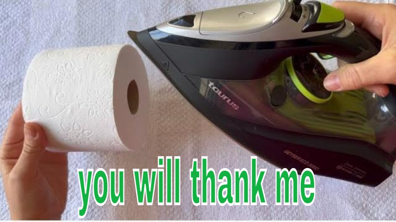 Discover the Miraculous Power of Toilet Paper in Ironing