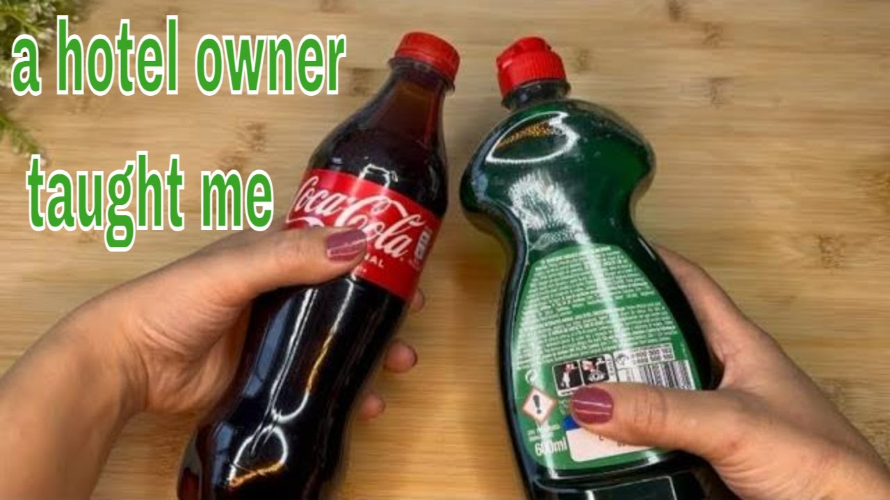 Discover a Unique Cleaning Mix: Liquid Detergent and Coca Cola