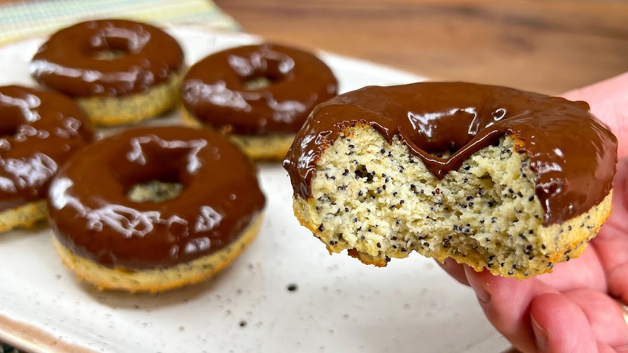 Simple and Delicious Sugar-Free, White Flour-Free Baked Donuts