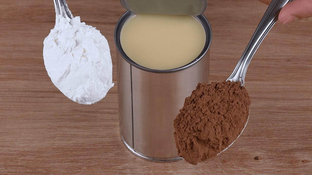 Discover the Magic of Mixing Condensed Milk with Cornstarch and Chocolate