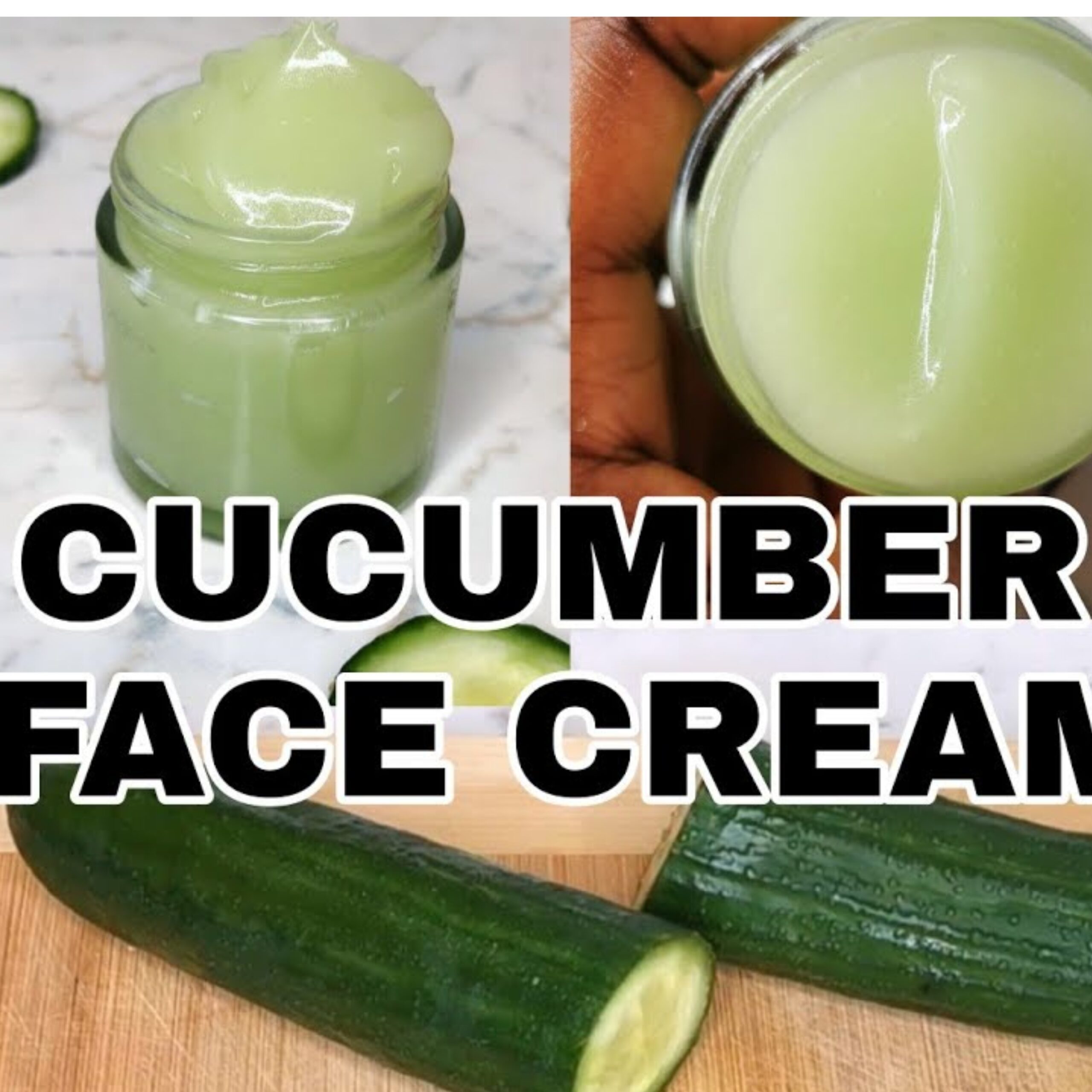 Homemade Potato Cucumber Face Cream for Pigmentation, Dark Spots, and Fairer Skin