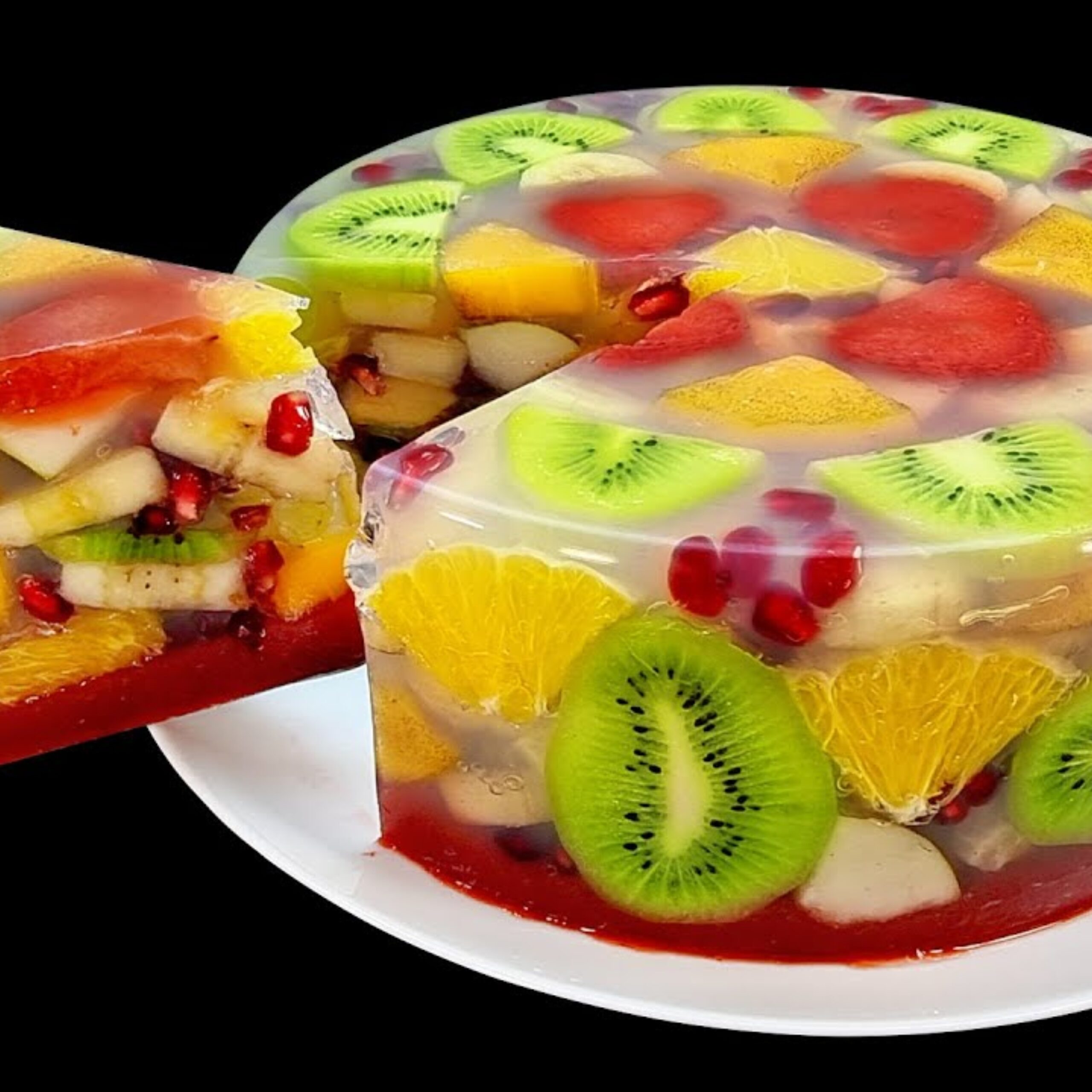 Quick and Healthy Fruit Jelly Dessert: No Gelatin, No Baking, Just Water and Fruit!