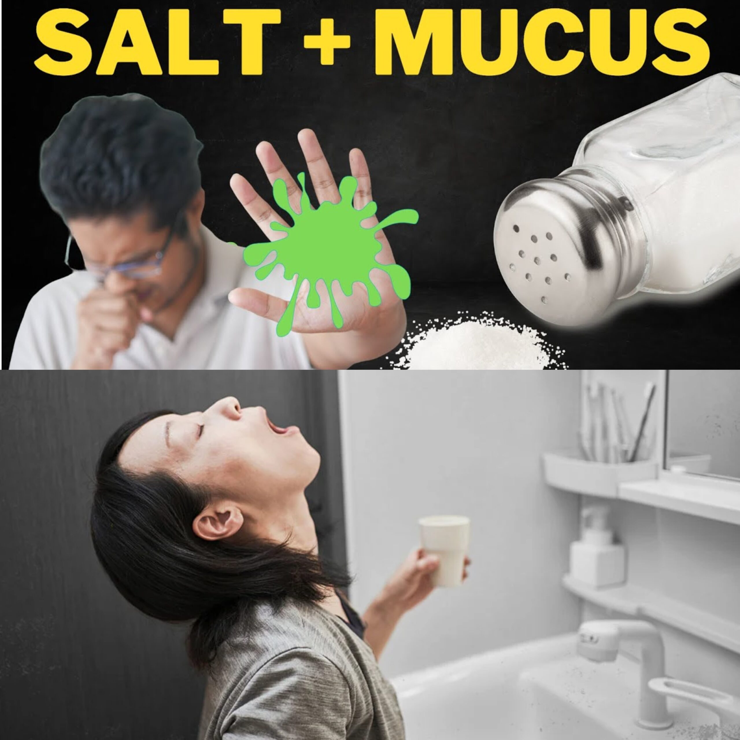 Use Salt to Clear Mucus and Phlegm in the Throat, Airways, and Lungs