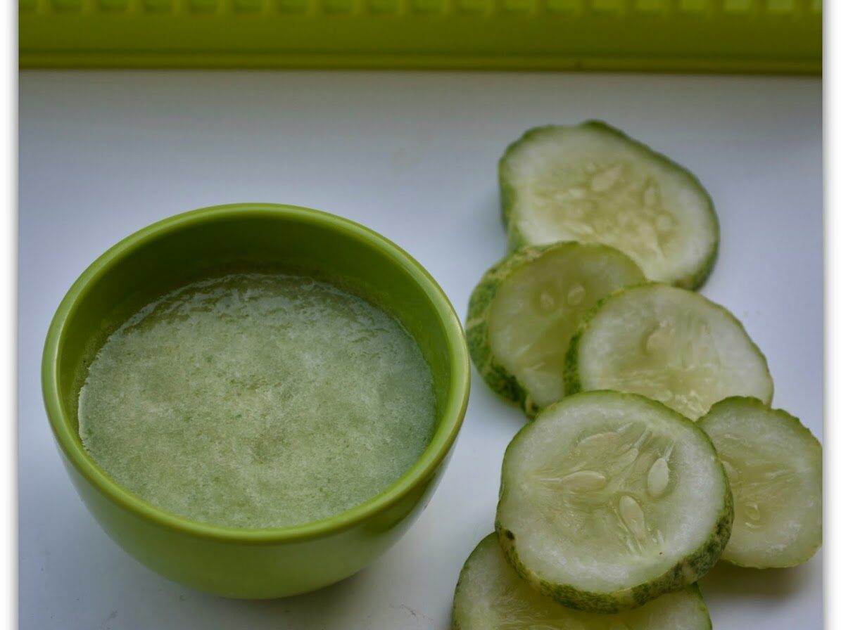 Homemade Cucumber Night Cream for Face and Body