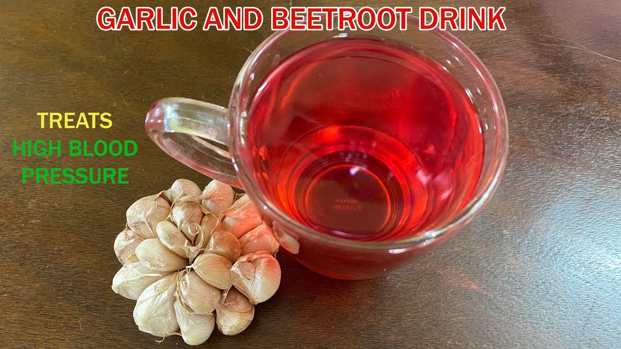 How to Lower High Blood Pressure Immediately with a Garlic Beetroot Weight Loss Drink