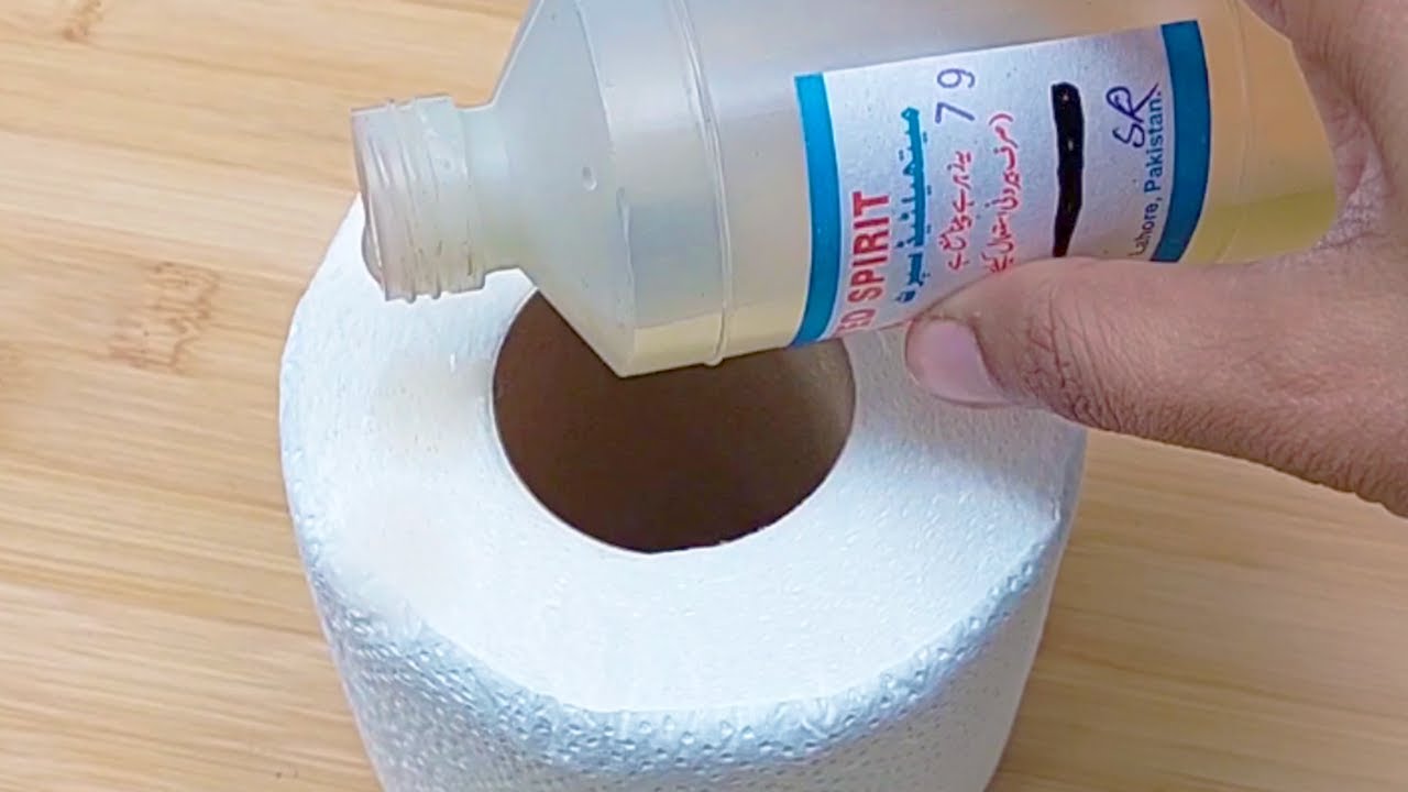 A Handy Trick: Using Alcohol with Toilet Paper for Cleaning and Freshening