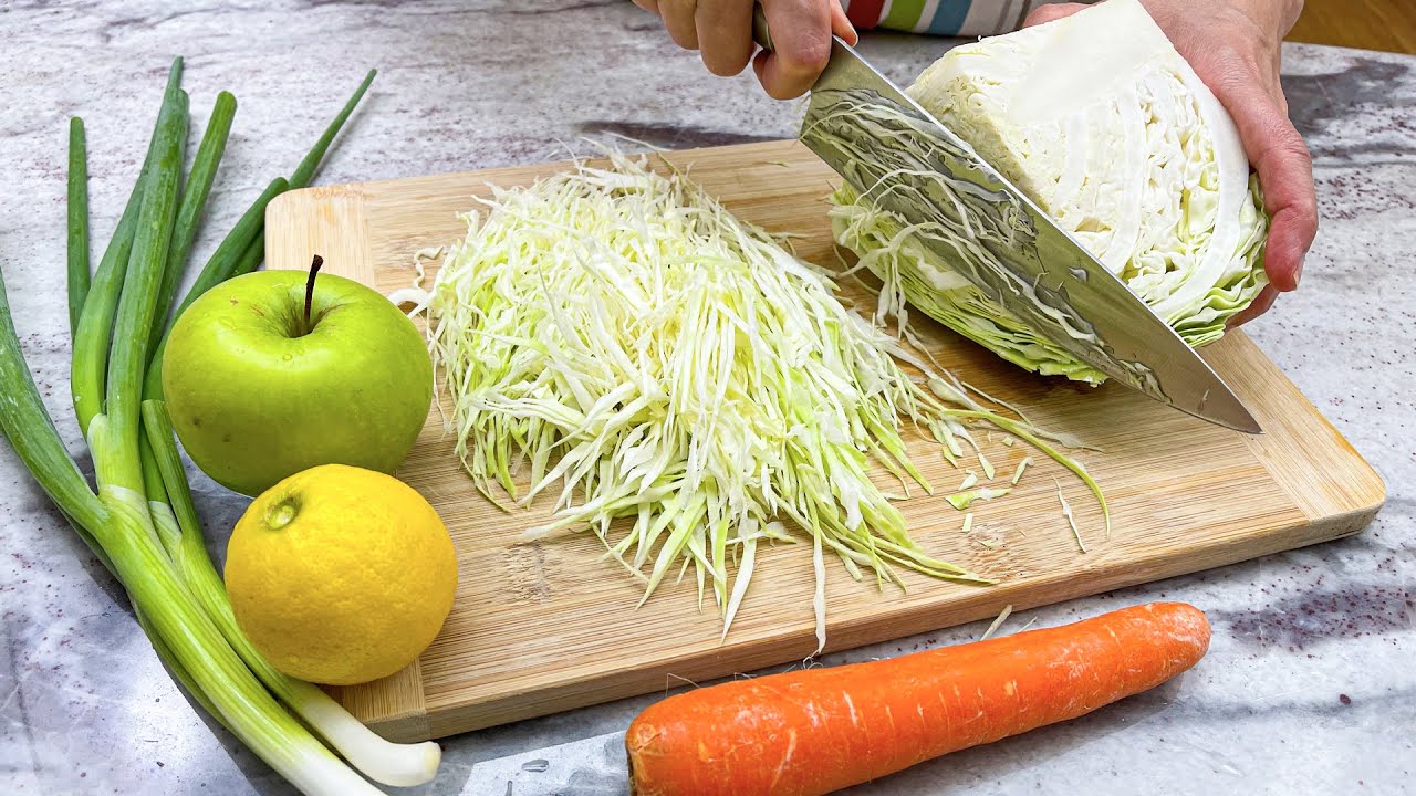 Enjoy the Freshness: Cabbage, Carrot, and Apple Salad