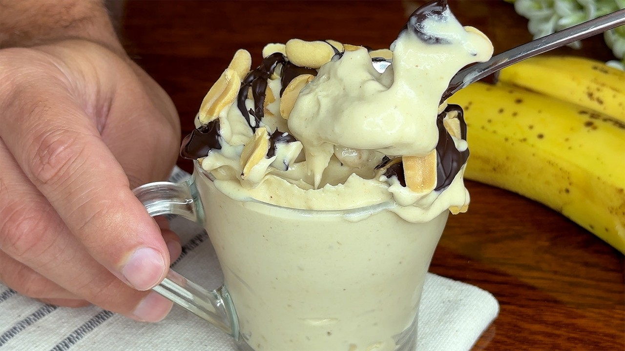 🔥 SNICKERS Ice Cream in a Mug. Sugarless! Without Milk! In 1 Minute. VEGAN