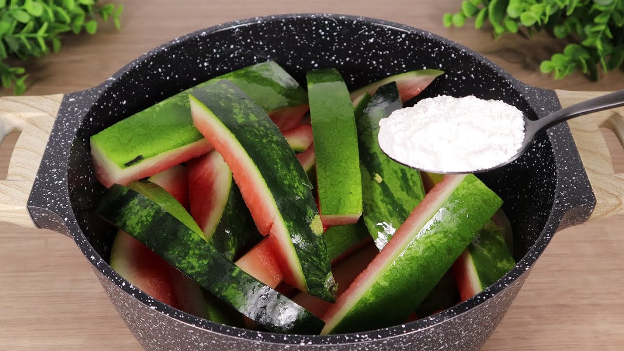 Innovative Kitchen Hack: Adding Baking Soda to Watermelon Rind