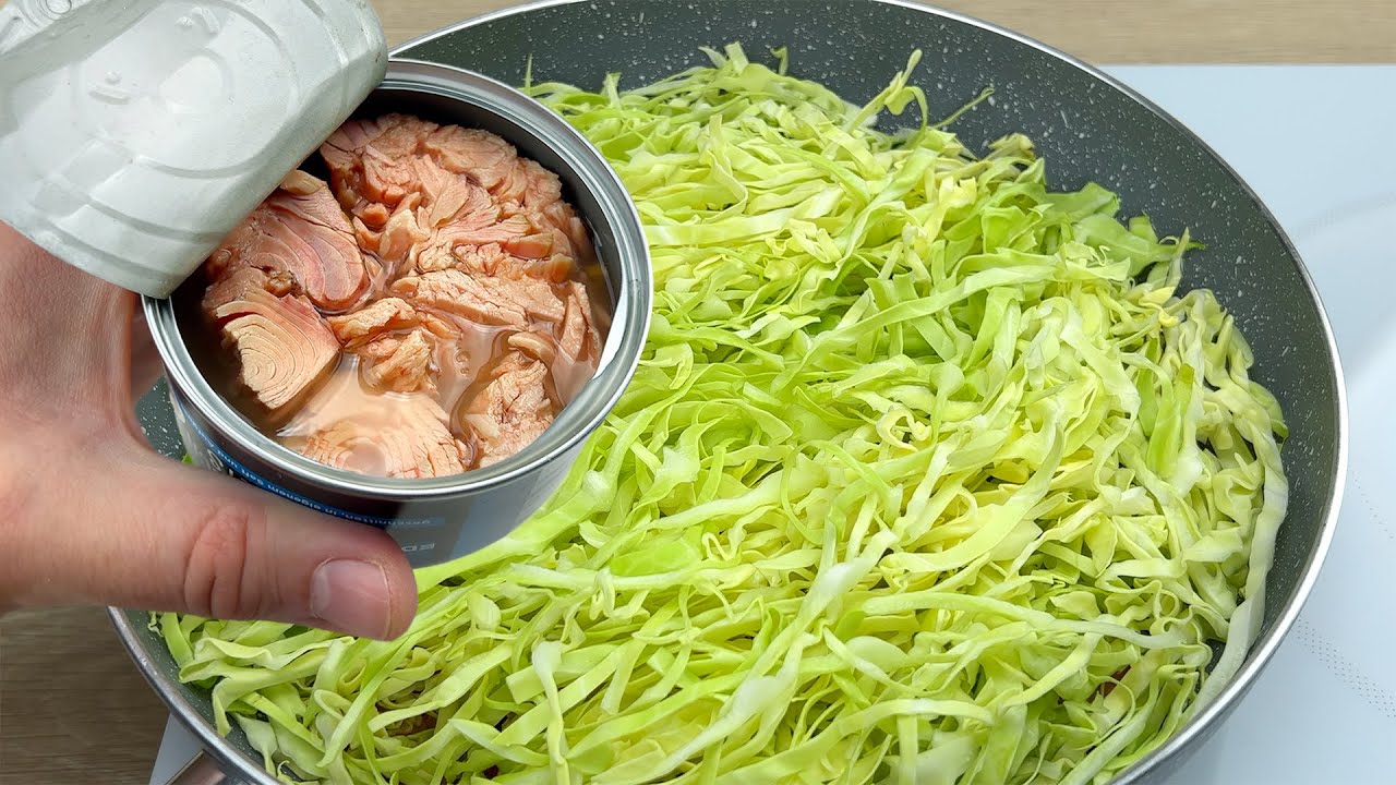 Delightful Dishes: Two Quick Recipes with Cabbage and Canned Tuna