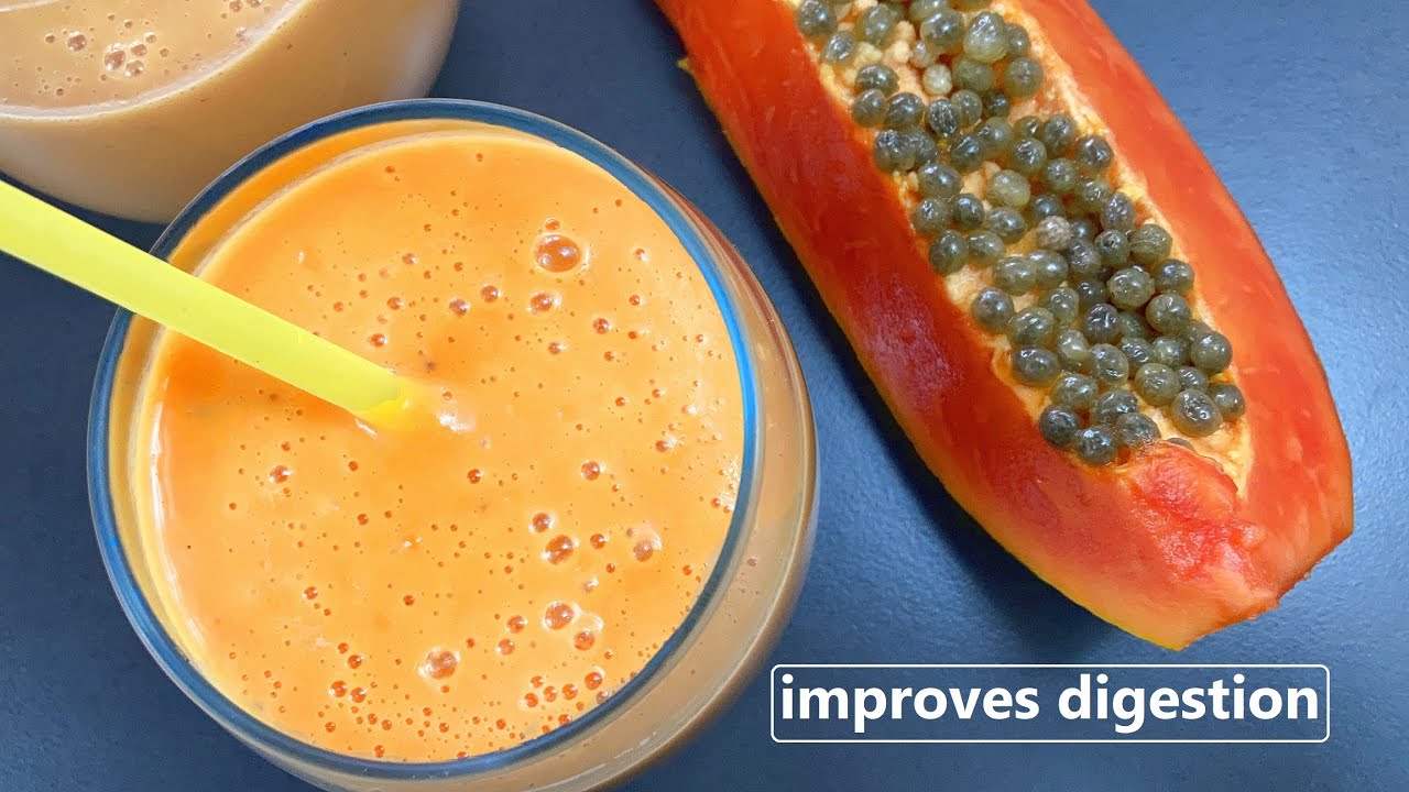 Healthy Papaya Banana Smoothie: A Quick and Easy Digestive Aid