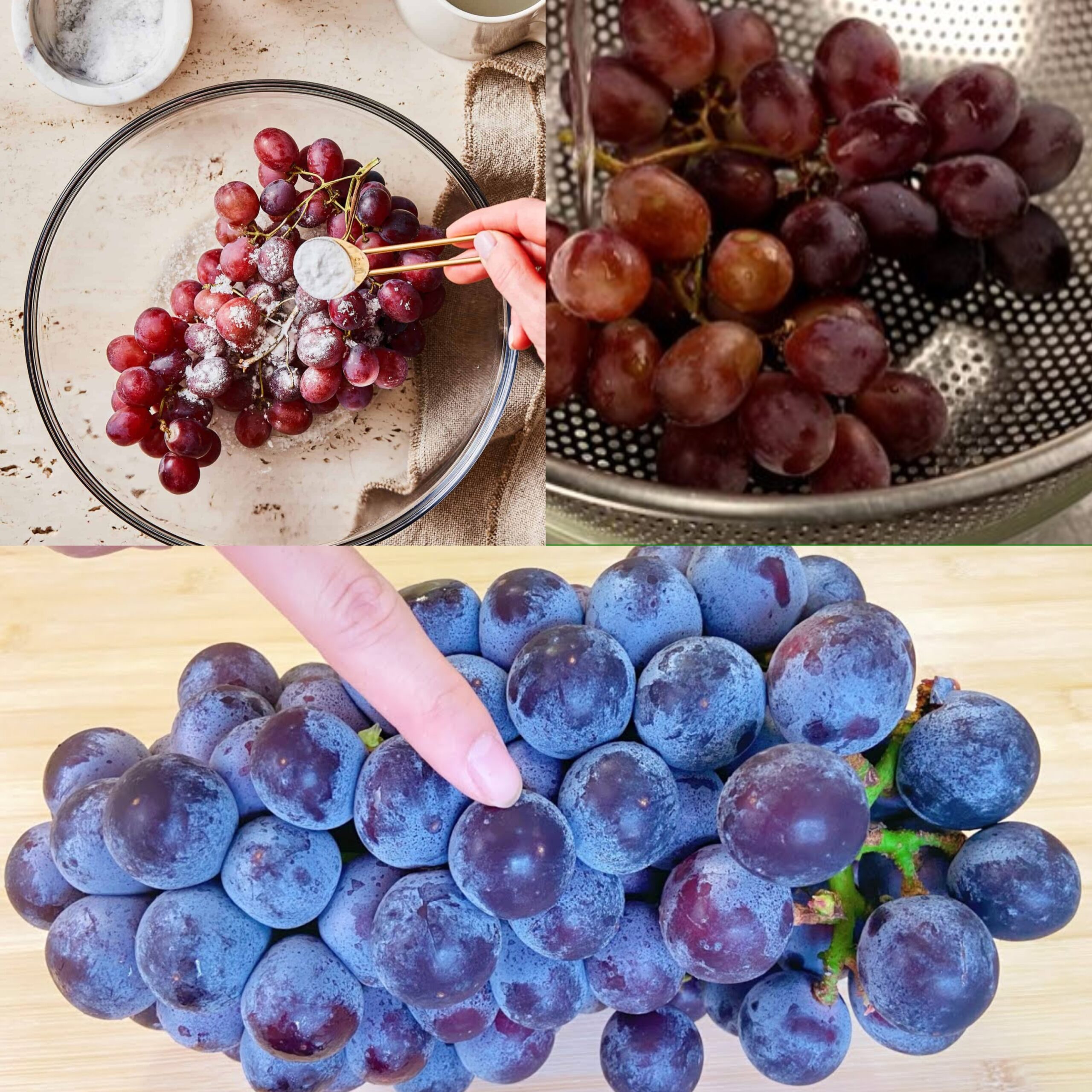 A Handy Trick to Thoroughly Clean Grapes and Remove Pesticide Residues