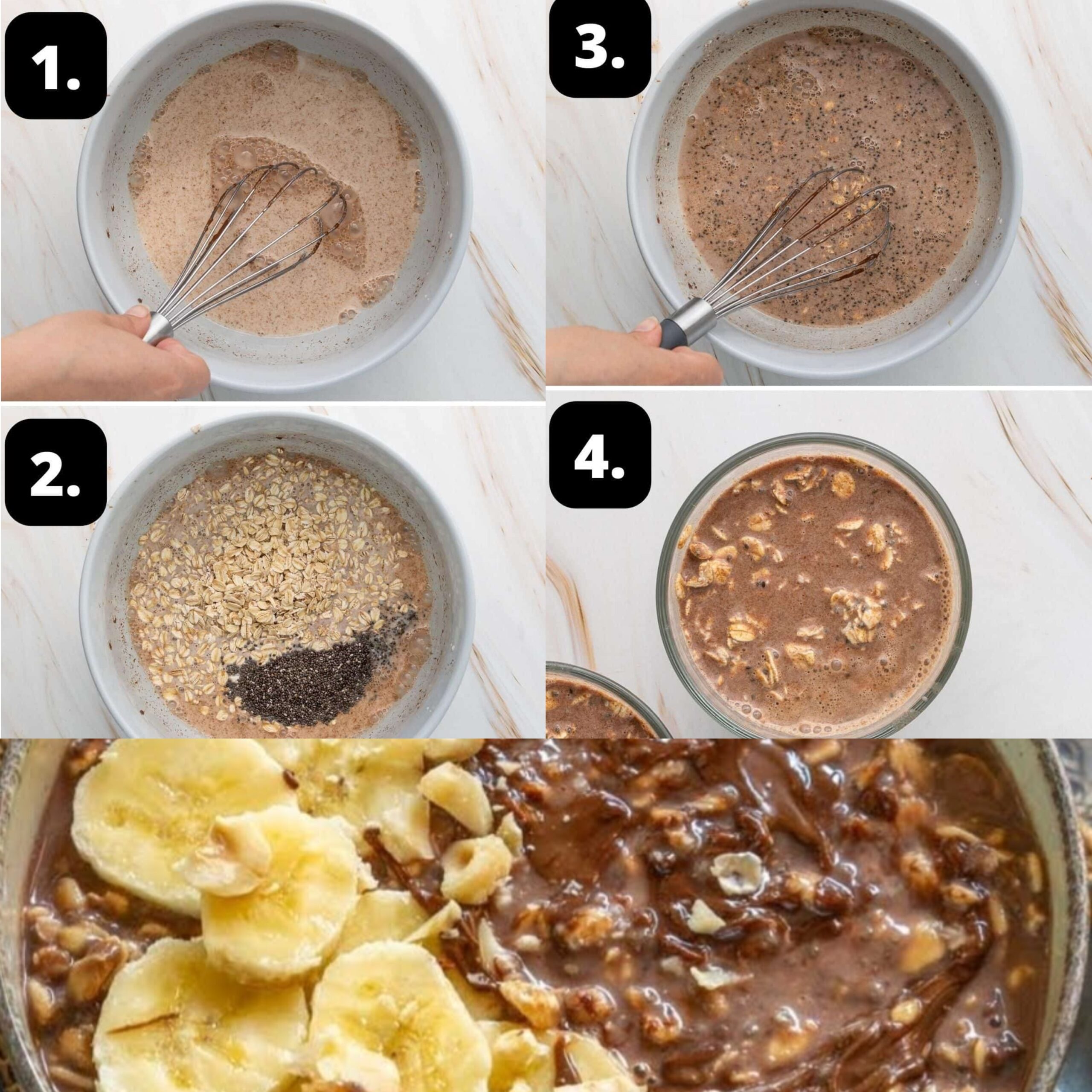 Simple Chocolate Overnight Oats Recipe (Without Nutella)