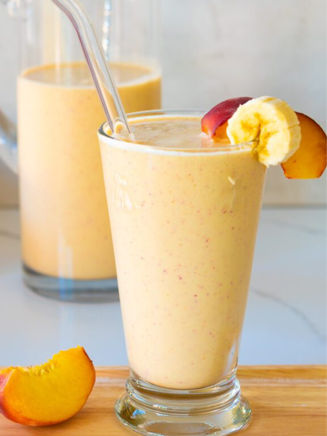 Discover the Delights of Peach and Banana Bliss: A No-Bake French Dessert