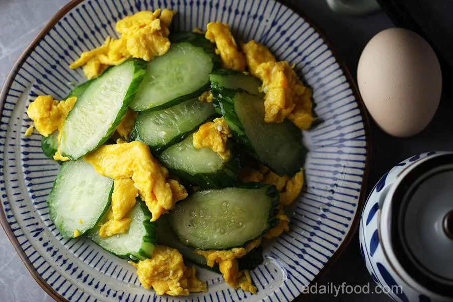 Energizing Cucumber and Egg Salad for Weight Loss