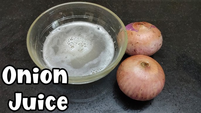 how to make onion water for hair growth