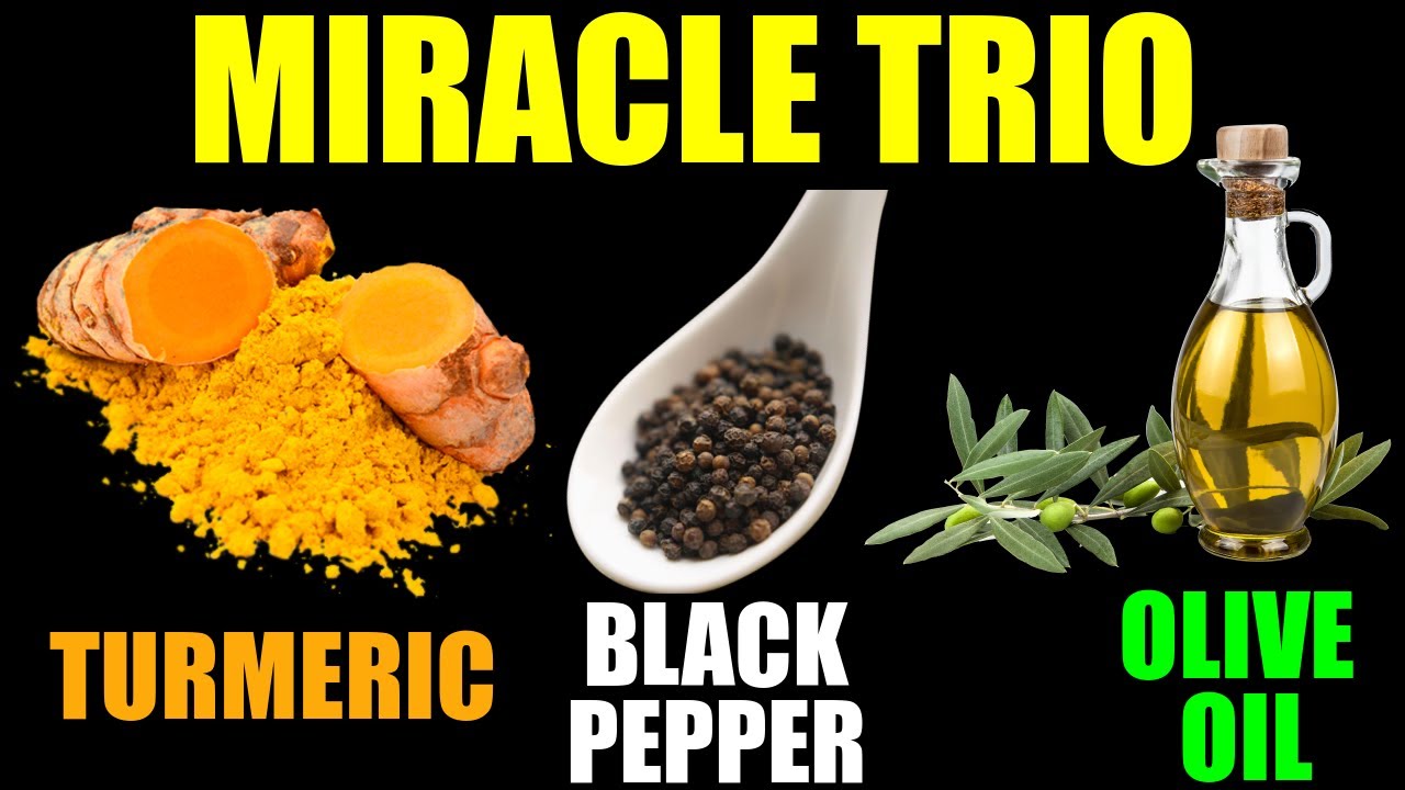 Miracle Trio: Turmeric, Black Pepper, and Olive Oil Recipe