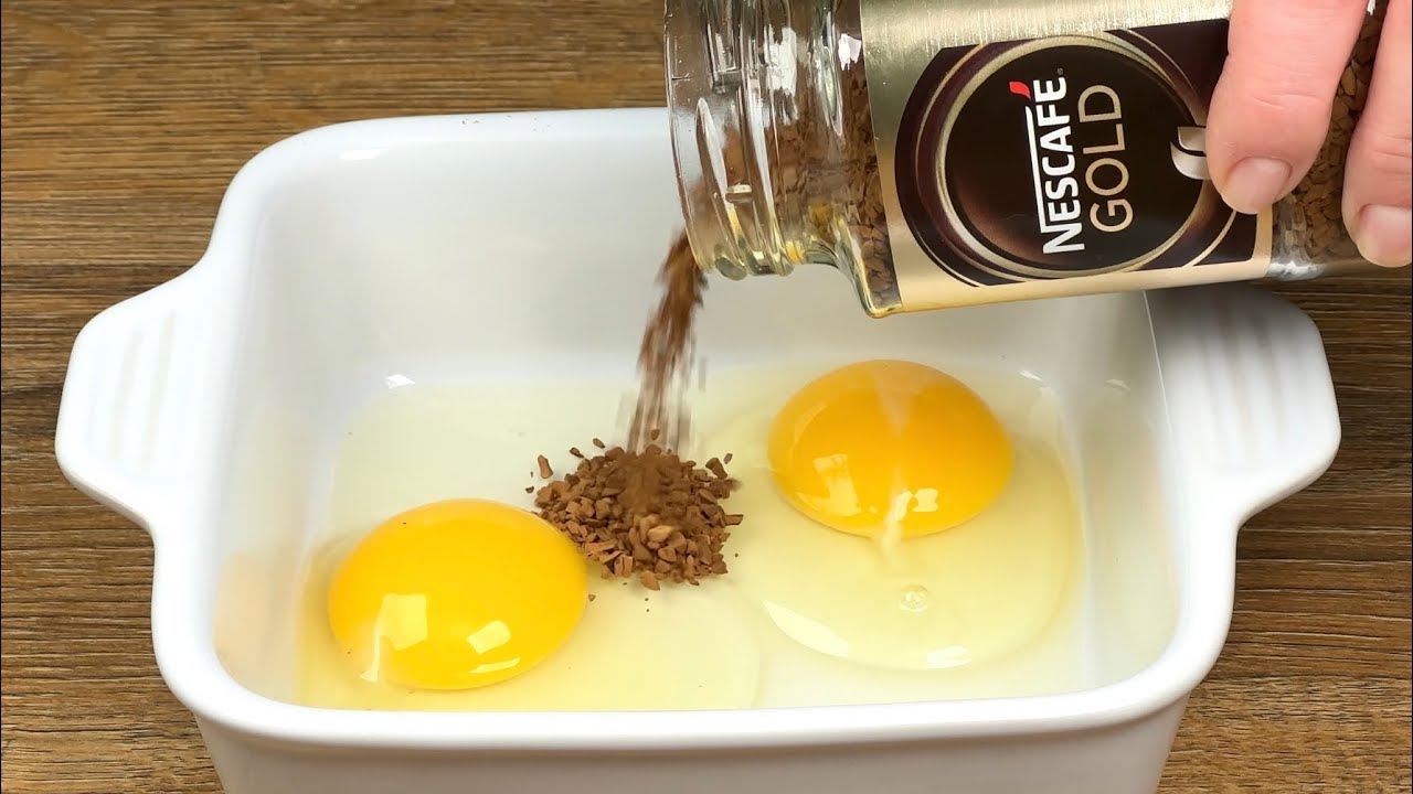 Whisk 2 Eggs with Coffee: A Surprising 10-Minute Recipe (No Flour, Gelatin, or Sugar)