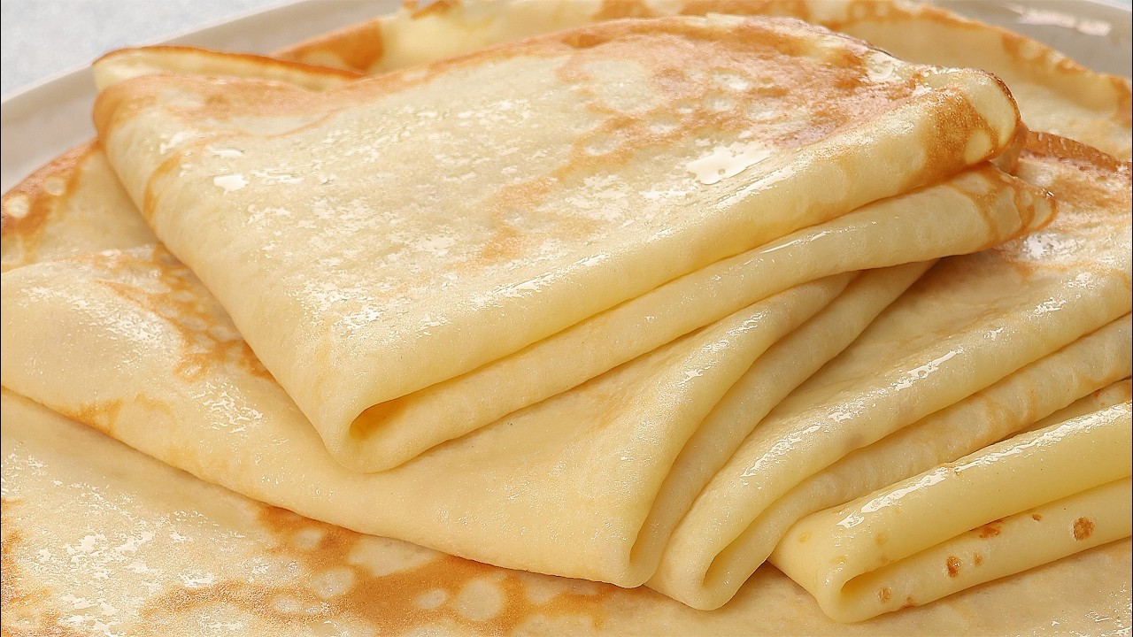 The Main Secret of Perfect French Pancakes: Mix All the Ingredients Correctly (Without Unhealthy Stuff)